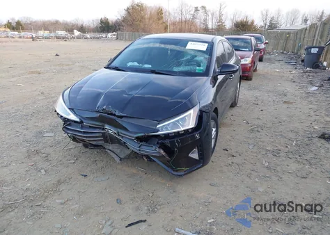 2019 Hyundai Elantra Sel z USA, uszkodzony, nr VIN KMHD84LFXKU855622